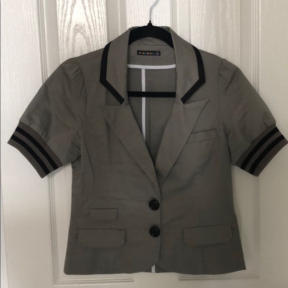 Two Percent Short Sleeved Blazer